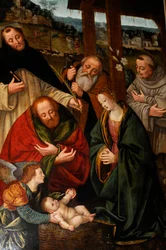 Nativity with Saints