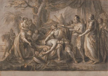 Achilles Lamenting the Death of Patroclus