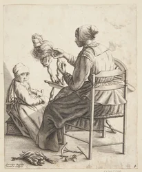 A Woman Spinning