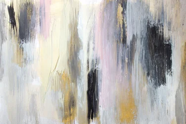 Blush Gold Vertical Abstract