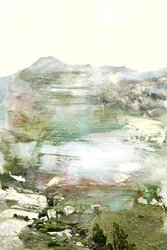 Ethereal Mountain Landscape
