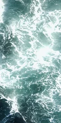 Foaming Ocean Waves