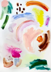 Vibrant Abstract Strokes