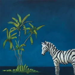 Zebra with Palm Tree, 2019