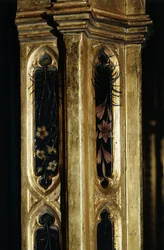 Adoration of the Magi (detail of frame)