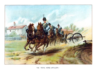 The Royal Horse Artillery, c1890