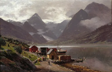 Fjærlands Fjorden Seen from Mundal
