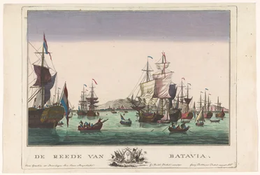 View of the Harbor in Batavia