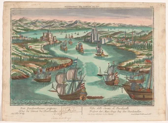 View of the Dardanelles Strait