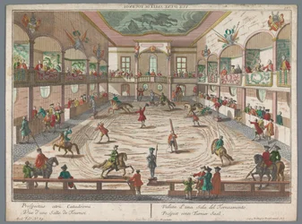 View of a Tournament School (Tournament and Fencing Schools)