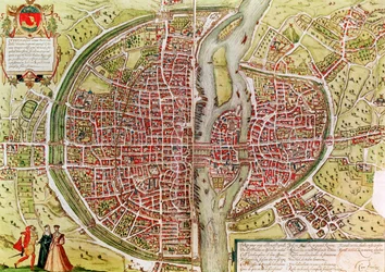 Map of Paris from 