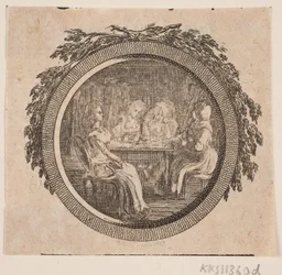 Title Vignette for S. Richardson: "Miss Clarissa Harlowe