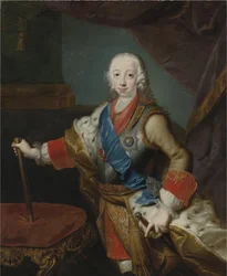 Portrait of the Tsar Peter III of Russia 1728-1762
