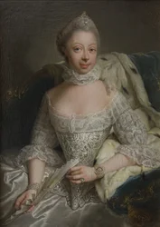 Portrait of Princess Charlotte of Mecklenburg-Strelitz, Queen of Great Britain