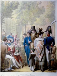 Boulevard des Italians, the Cafe Hardy in Paris in the 19th Century