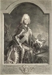 Portrait of Christian August, Prince of Anhalt-Zerbst, 1750