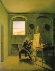 Caspar David Friedrich in the Studio