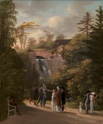 The Cascade in Frederiksberg Garden near Copenhagen