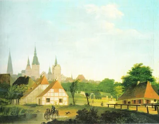View of Rostock from the West