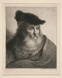 Head of a Bearded Man in Velvet Cap