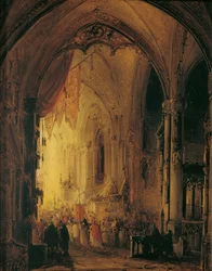 Procession in a Cathedral