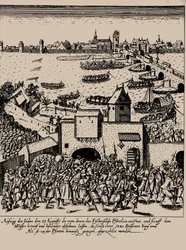 The Fettmilch Rising. Expulsion of the Jews from Frankfurt on August 23, 1614