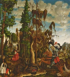 St. George saving the Princess from the Dragon, 1520