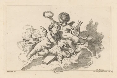 Poetry, La Poesie (title on object), Livre des Arts (series title)