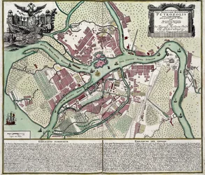 Map of Saint Petersburg