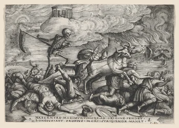The Triumph of Death on Time, from The Triumph of Petrarch