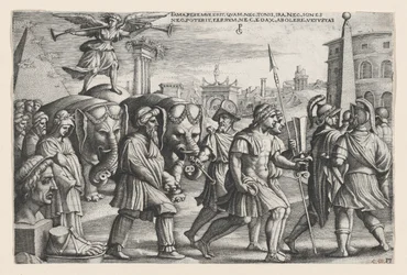 The Triumph of Fame on Chastity, from The Triumphs of Petrarch