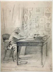 Portrait of the Author Faddei Bulgarin (1789-1859)