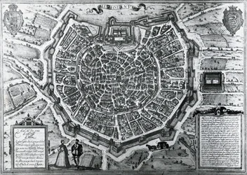City Map of Milan, 1572