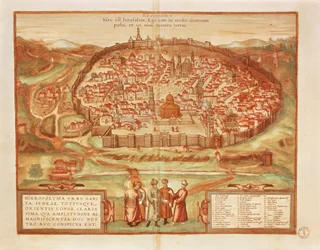 Jerusalem from Civitates Orbis Terrarum