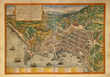 Map from Civitates Orbis Terrarum