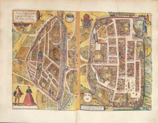 Map of Chateaudun and Chartres