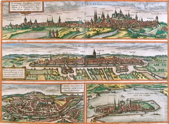 Nuremberg, Ulm, Salzburg, Lindau, Germany, Austria