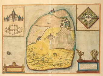 Uranienborg from Civitates Orbis Terrarum
