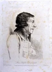Horace Walpole, 4th Earl of Orford, engraved by William Daniell