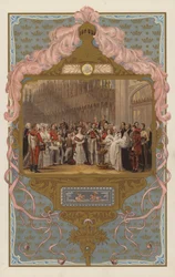 The christening of the future King Edward VII