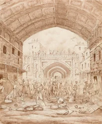 The Sacking of the Great Bazar of Caubul