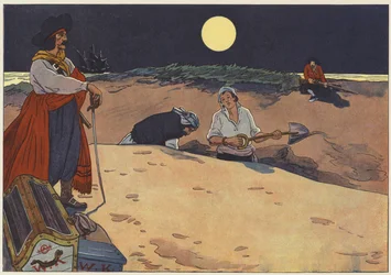 A large hole was soon dug and the treasure carefully laid in