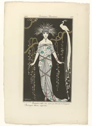 Journal des Dames et des Modes, Costumes Parisiens, 1914, No. 168: Grand Evening Dress