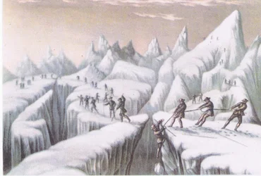 Stages in the ascent of Mont Blanc