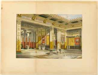 The Pompeian Court of the Crystal Palace. Digby Wyatt, Esq., Architect
