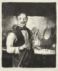Old Billiard Player