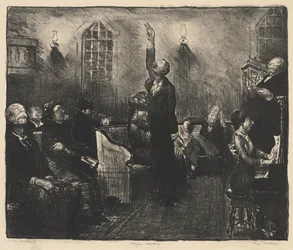Prayer Meeting, First Stone