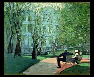 Summer Day, Boston Public Garden, c.1923