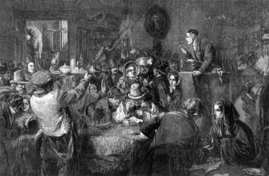 The Auction, Last Day of the Sale, the International exhibition, 1862
