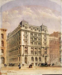 A Competition Drawing for the Equitable Assurance Building